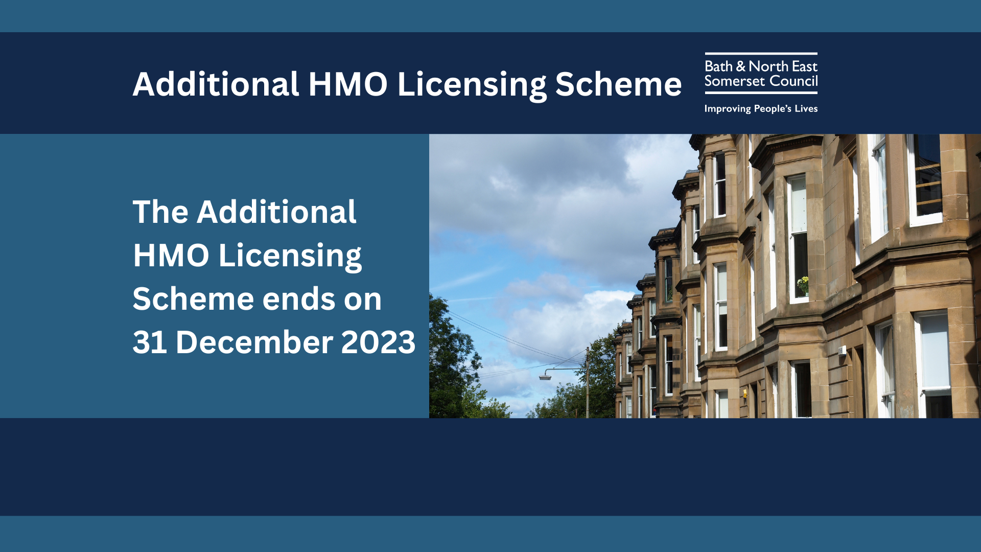 Five year Additional HMO Licensing Scheme ending in Bath Newsroom
